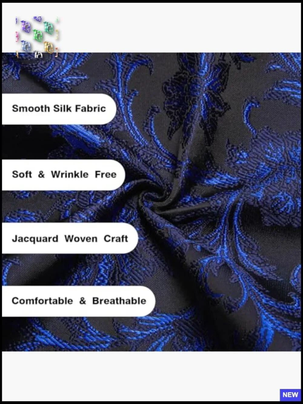 Silk Suit Vest Set Elegant Formal Tuxedo Wedding Party Accessories 8PCS